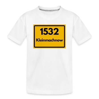 ALTE POSTLEITZAHL 1532 KLEINMACHNOW BRANDENBURG - Kinder Premium Bio T-Shirt - Weiß - Vorne