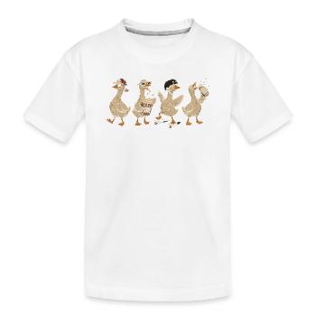 Rétro Quac : Coins de skateboard - T-shirt bio Premium Enfant - blanc - Devant