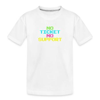 Support technique du support administrateur système - T-shirt bio Premium Enfant - blanc - Devant