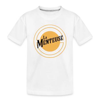 La Menteuse - T-shirt bio Premium Enfant - blanc - Devant