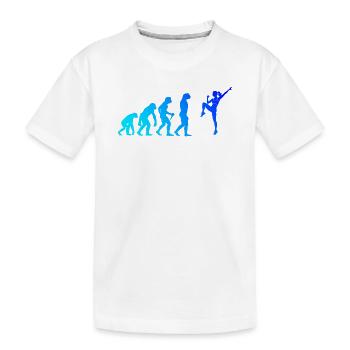 Idée cadeau pour l’athlète fitness avec aérobic - T-shirt bio Premium Enfant - blanc - Devant