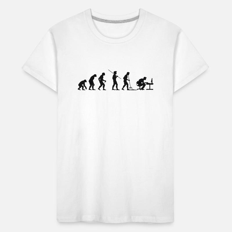 Programmer Computer Freak Evolution Kids' Premium Organic T-Shirt