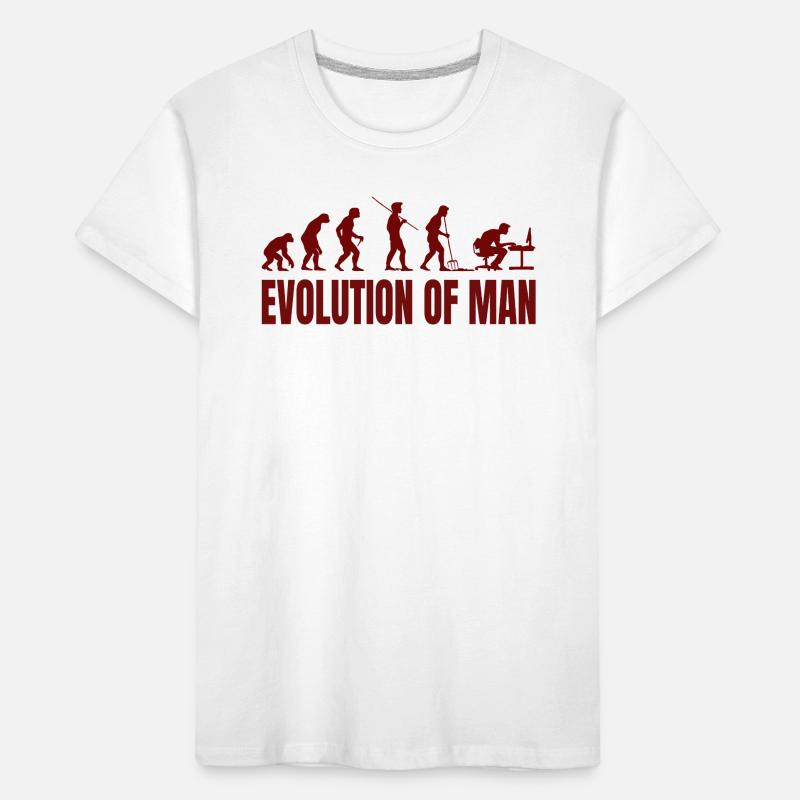 Computer PC Evolution Computer Scientist Programmer Kids' Premium Organic T-Shirt