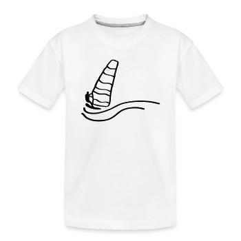 Surfeur surfeur - T-shirt bio Premium Enfant - blanc - Devant