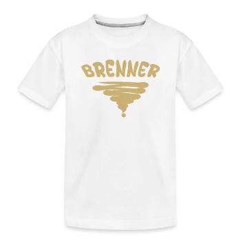 Brenner als Style - Kinder Premium Bio T-Shirt - Weiß - Vorne
