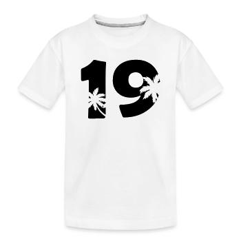 19_palmen - T-shirt bio Premium Enfant - blanc - Devant