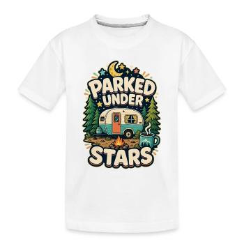 GARÉ SOUS LES ÉTOILES - T-shirt bio Premium Enfant - blanc - Devant