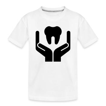 Dentist, Dental Hygiene, Dental Practice - Kids' Premium Organic T-Shirt - white - Front