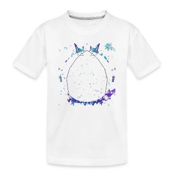 Couronnes en cristal aux couleurs nocturnes - T-shirt bio Premium Enfant - blanc - Devant