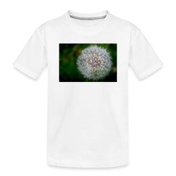 Pissenlit - Gros plan - T-shirt bio Premium Enfant - blanc - Devant