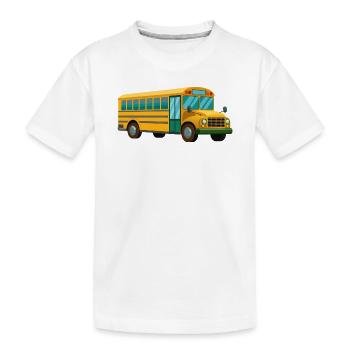 Bus scolaire - T-shirt bio Premium Enfant - blanc - Devant