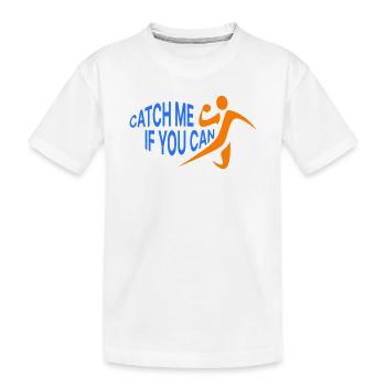 Handball | Attrape-moi - T-shirt bio Premium Enfant - blanc - Devant