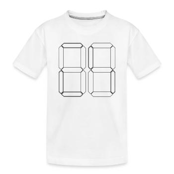 NUMÉRO 42 Quarante-deux Cadeaux Numériques - T-shirt bio Premium Enfant - blanc - Devant