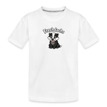 Frechdachs - Kinder Premium Bio T-Shirt - Weiß - Vorne