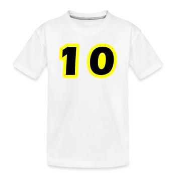 10 Symbole numérique - T-shirt bio Premium Enfant - blanc - Devant