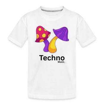 Pop Art du Trio Champignons Vivants - T-shirt bio Premium Enfant - blanc - Devant