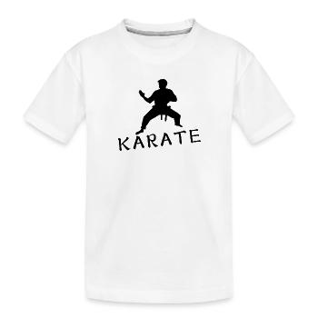 karaté - T-shirt bio Premium Enfant - blanc - Devant