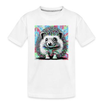 hérisson - T-shirt bio Premium Enfant - blanc - Devant