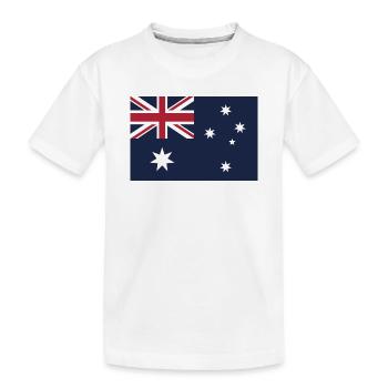 Show off your colors - Australia - Kids' Premium Organic T-Shirt - white - Front