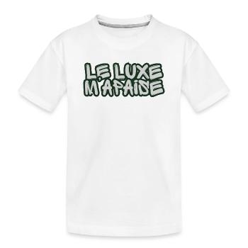 Le Luxe Graffiti Français - T-shirt bio Premium Enfant - blanc - Devant