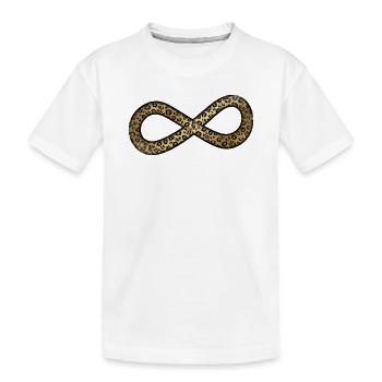 Motif Léopard Infini - T-shirt bio Premium Enfant - blanc - Devant