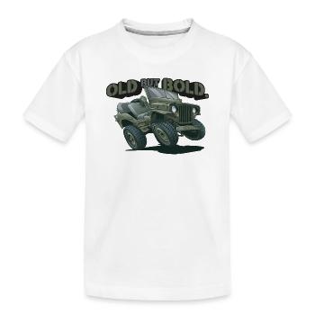 Willys MB – Vieux mais audacieux | RCCX - T-shirt bio Premium Enfant - blanc - Devant