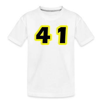 Symbole numérique 41 - T-shirt bio Premium Enfant - blanc - Devant