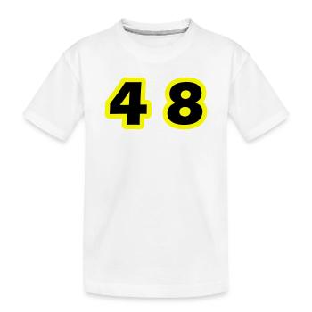 48 Symbole numérique - T-shirt bio Premium Enfant - blanc - Devant