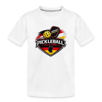 Pickleball ALLEMAGNE - T-shirt bio Premium Enfant - blanc - Devant