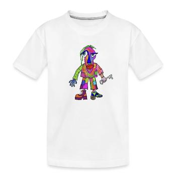Figurine colorée - T-shirt bio Premium Enfant - blanc - Devant