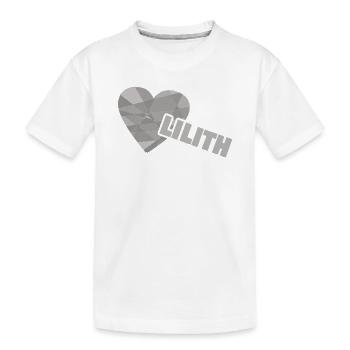 Herzchen Lilith - Kinder Premium Bio T-Shirt - Weiß - Vorne