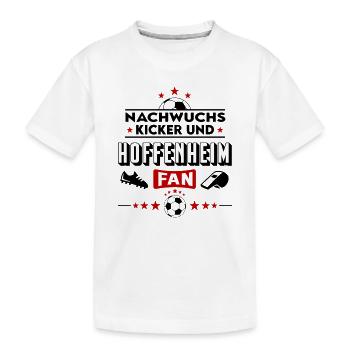 Hoffenheim Fußball Nachwuchs Neuzugang Baby Kind - Kinder Premium Bio T-Shirt - Weiß - Vorne