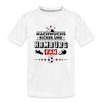 Hamburg Fußball Nachwuchs Neuzugang Baby Kind - Kinder Premium Bio T-Shirt - Weiß - Vorne