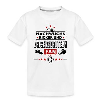 Kaiserslautern Fußball Nachwuchs Neuzugang Baby - Kinder Premium Bio T-Shirt - Weiß - Vorne