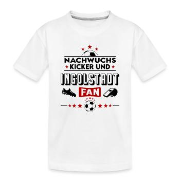 Ingolstadt Fußball Nachwuchs Neuzugang Baby Kind - Kinder Premium Bio T-Shirt - Weiß - Vorne