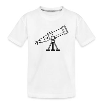 Télescope - T-shirt bio Premium Enfant - blanc - Devant