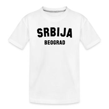 BEOGRAD Belgrad Belgrade Serbien Serbie - T-shirt bio Premium Enfant - blanc - Devant