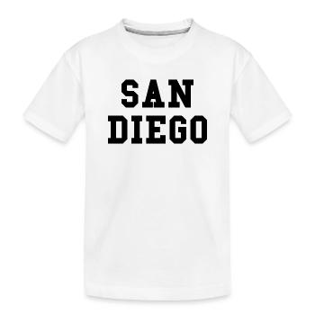 San Diego - couleur personnalisable - T-shirt bio Premium Enfant - blanc - Devant