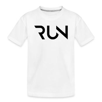 COURIR - T-shirt bio Premium Enfant - blanc - Devant