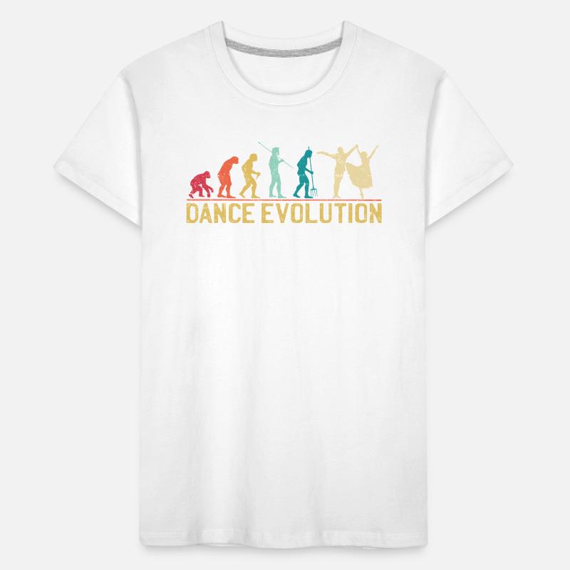 Dance Evolution Silhouette Design Kids' Premium Organic T-Shirt