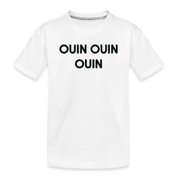 Quin Quin Monochrome Echo - T-shirt bio Premium Enfant - blanc - Devant
