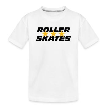 Roller Skates - T-shirt bio Premium Enfant - blanc - Devant