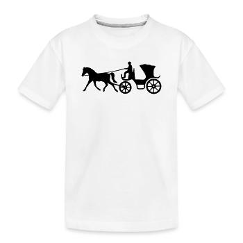 véhicule - T-shirt bio Premium Enfant - blanc - Devant