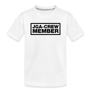Bachelor Party Crew Member Element Top (Bachelor Party MC Rocker Design) - Kids' Premium Organic T-Shirt - white - Front