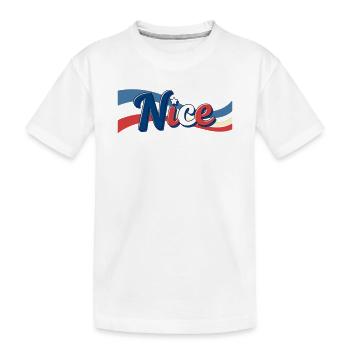 Le stand de glaces à Nizzaq - T-shirt bio Premium Enfant - blanc - Devant
