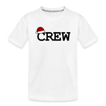 Équipe de Noël Père Noël Hat - T-shirt bio Premium Enfant - blanc - Devant