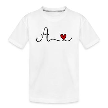 A - T-shirt bio Premium Enfant - blanc - Devant