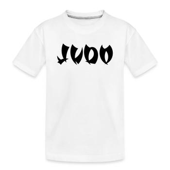 judo - T-shirt bio Premium Enfant - blanc - Devant