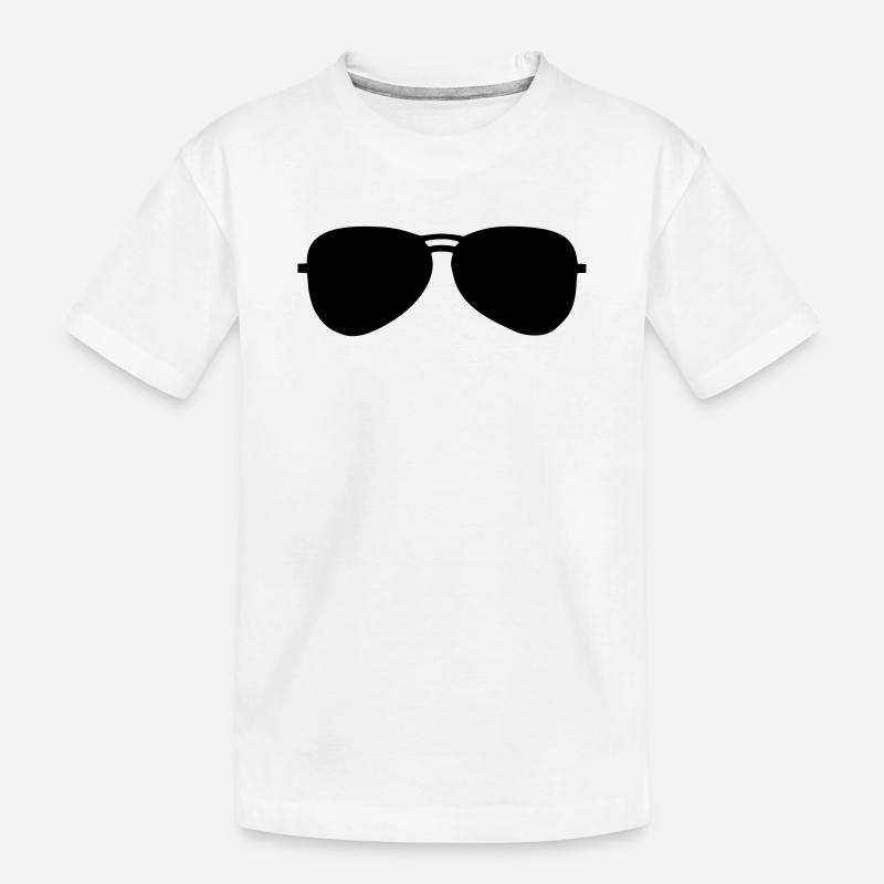 Sunglasses - Kinder Premium Bio T-Shirt - Weiß