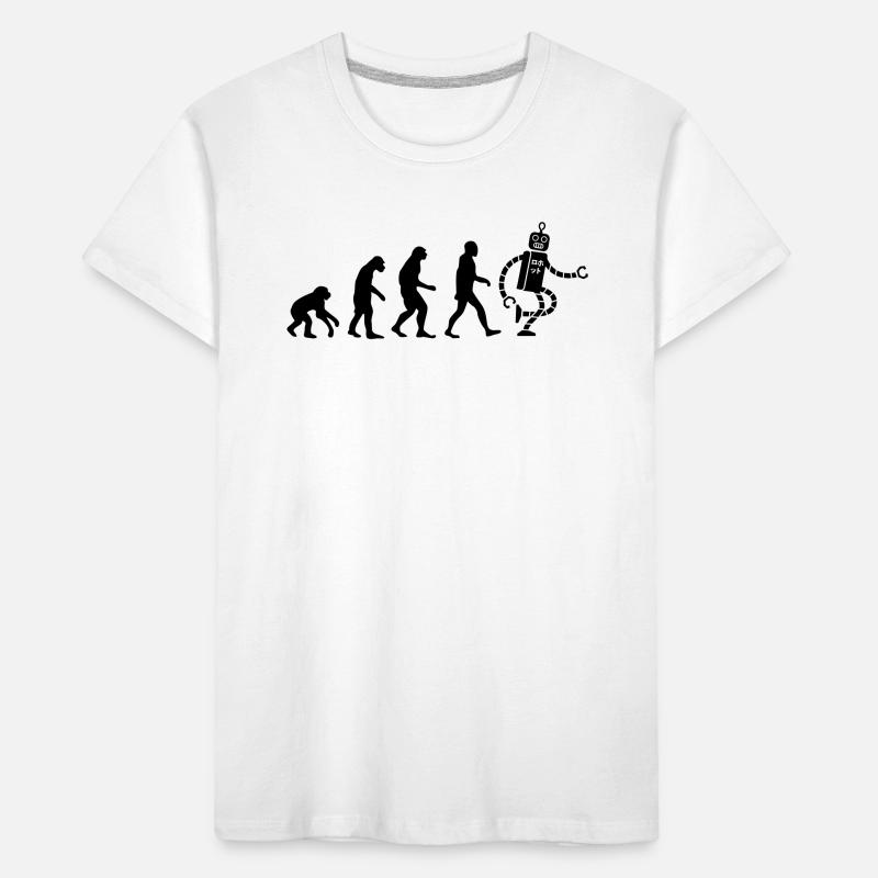 evolution robot Kinder Premium Bio T-Shirt